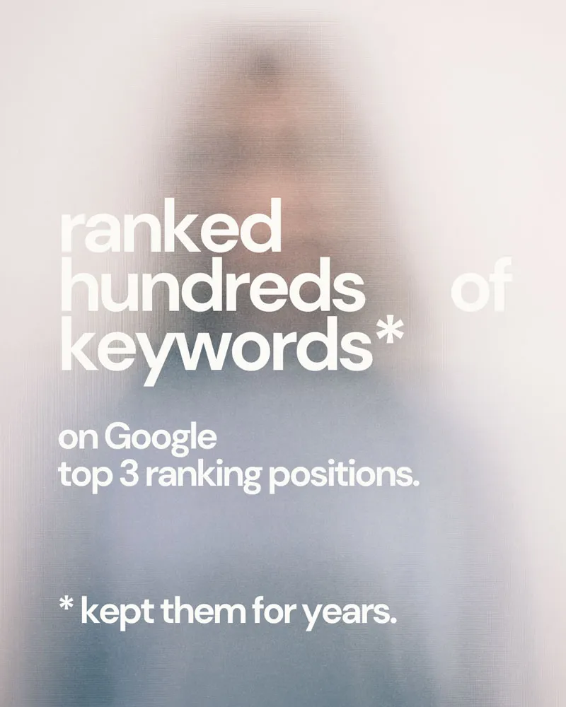 gaston garcia offered seo services and ranked multiple keywords on the top 3 google rankings